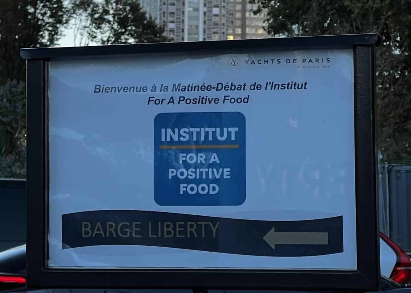 Institut For a Positive Food - 6 octobre 2026 - Paris